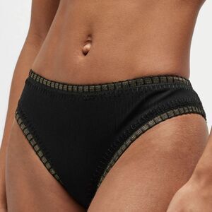 NEW PLATINUM Inspired By Solange Ferrarini Crochet-Trim Scoop Swim bottom S